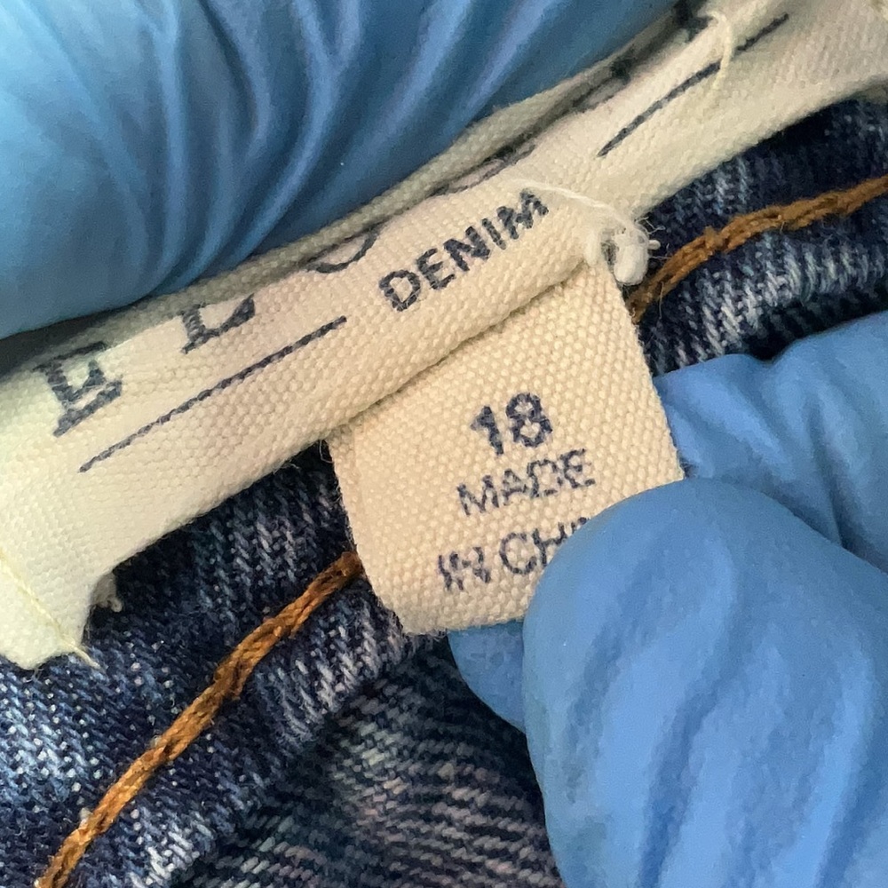 Eloquii Wide-Leg Blue Jeans - Picture 4 of 4